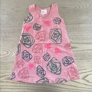 Kimbara Hecho A Mano Floral/Bee Dress - Size 4T